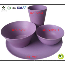 tableware sets newest bamboo fiber biodegradable dinnerware sets